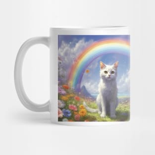 Waiting for you behind the rainbow Mug